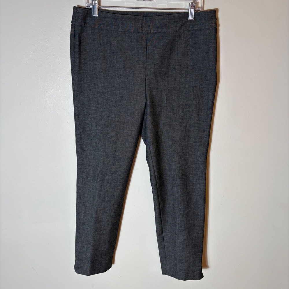 Talbots Chatham Ankle Pant Gray Stretch Size 12P